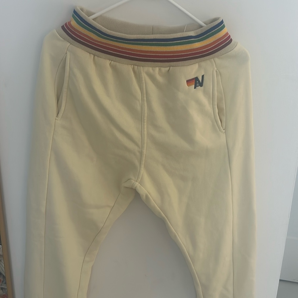 Aviator nation nwt rainbow sweatpants
